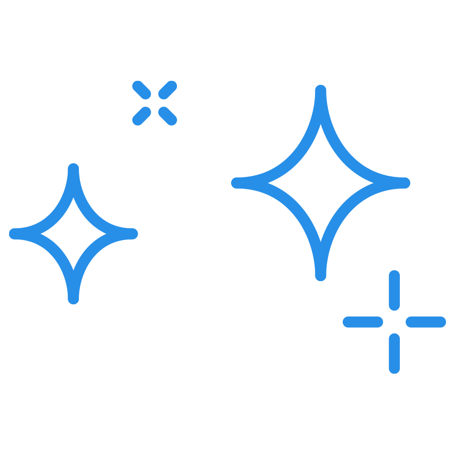 Ikoner i Hafniahus blå farve