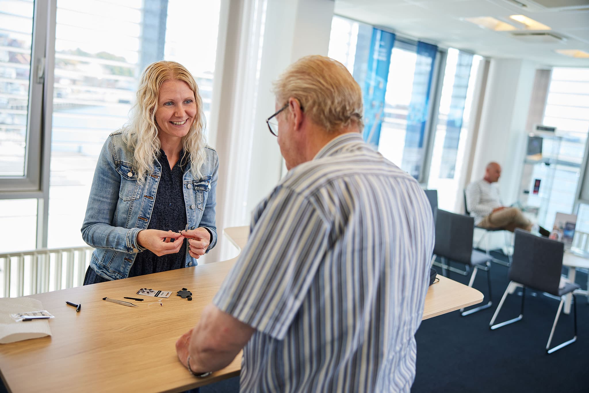 Kunde hos Jacobs Hørecenter