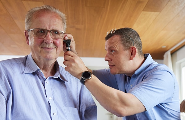 Jacob Spalding på kundebesøg