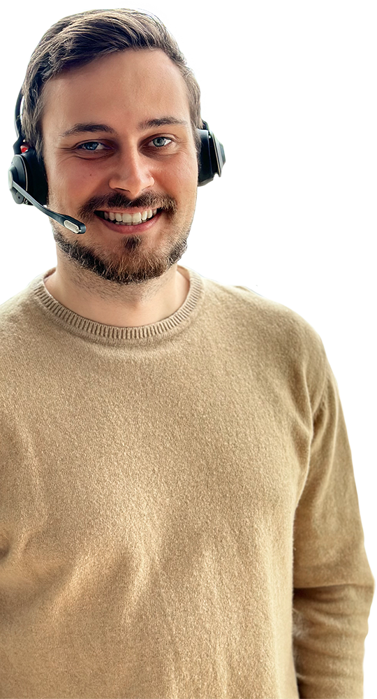 Kristian som support ansvarlig for din projekt